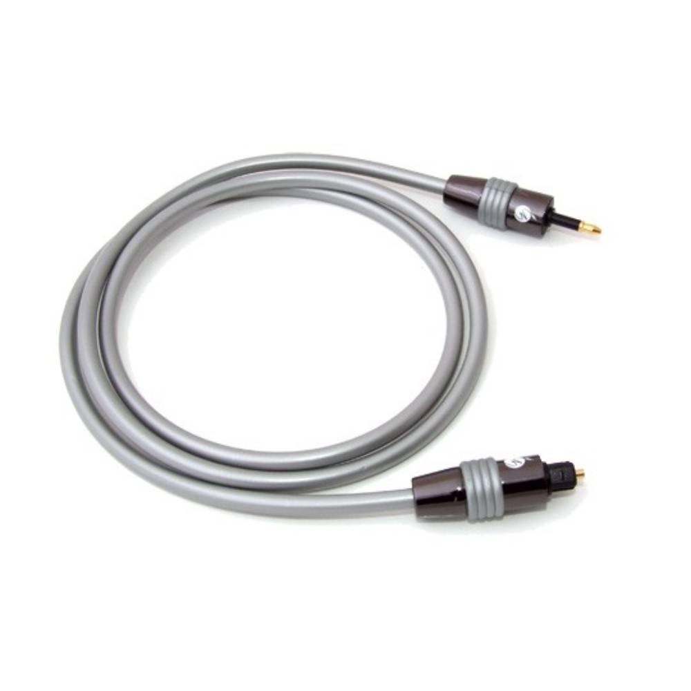 TOSLINK to MiniPlug Optical Cable with Metal Connectors for Digital Au -  Benchmark Media Systems