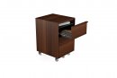 Cascadia 6207 Mobile File Pedestal Chocolate Stained Walnut