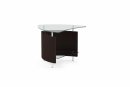 Fin 1110 End Table Espresso Stained Oak