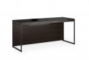 Sequel 20 6101 Desk Charcoal Stained Ash w/ Black Steel Legs
