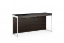 Sequel 20 6102 Console / Laptop Desk Charcoal Stained Ash w/ Satin Nickel Legs