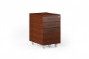 Sequel 20 6107 Mobile File Pedestal Chocolate Stained Walnut