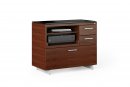 Sequel 20 6117 Multifunction Cabinet Chocolate Stained Walnut w/ Satin Nickel Finish