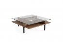 Terrace 1150 Square Coffee Table Natural Walnut
