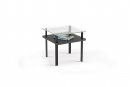Terrace 1156 End Table Charcoal Stained Ash