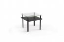 Terrace 1156 End Table Charcoal Stained Ash