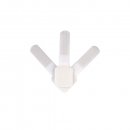 Fisual Adhesive Cable Ties White 10 Pack