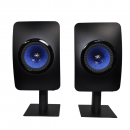 Fisual Dynami Matte Black Medium Desktop Speaker Stands (Pair)