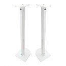 Fisual Dynami Uno Gloss White Speaker Stands 900mm (Pair)
