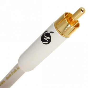 Fisual S-Flex White Subwoofer Cable (Single)