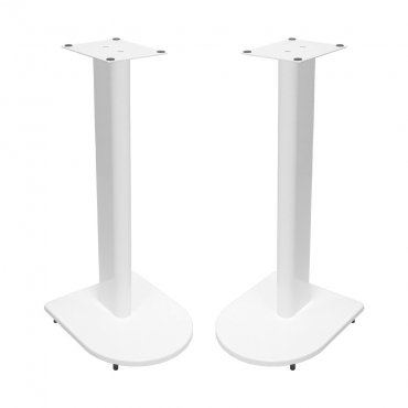 Fisual Dynami Uno Gloss White Speaker Stands 500mm (Pair)