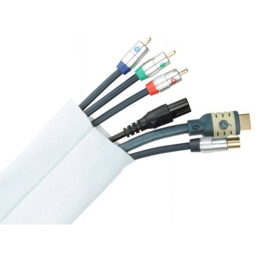 Fisual Cable Tidy Wrap 50mm Diameter White 1m