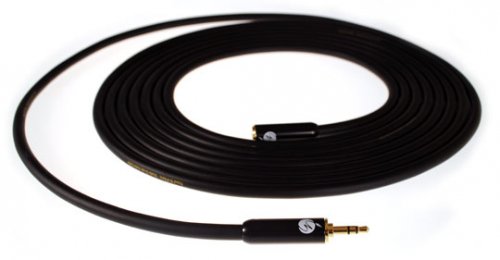 Fisual S-Flex Black 3.5mm Jack Headphone Extension Cable