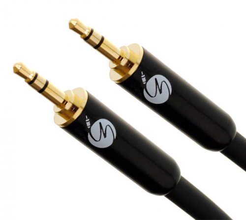 Fisual S-Flex Black 3.5mm Jack To Jack Cable