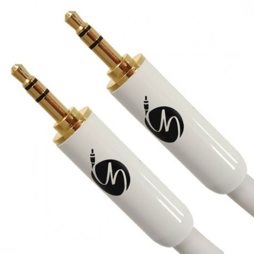 Fisual S-Flex White 3.5mm Jack To Jack Cable