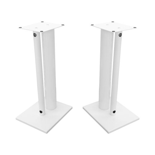 Fisual Dynami Duo Gloss White Speaker Stands 600mm (Pair)