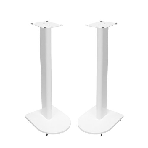 Fisual Dynami Uno Gloss White Speaker Stands 750mm (Pair)