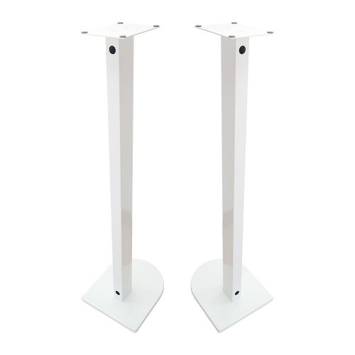 Fisual Dynami Uno Gloss White Speaker Stands 900mm (Pair)