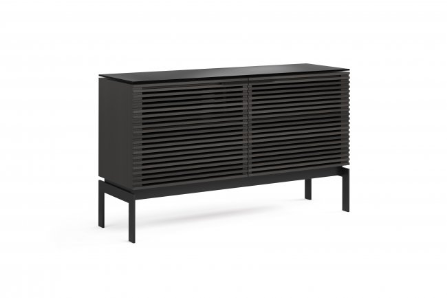 Corridor SV 7128 Media Cabinet Charcoal Stained Ash