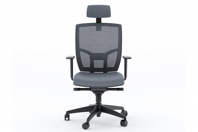 TC-223 Grey Fabric Office Chair